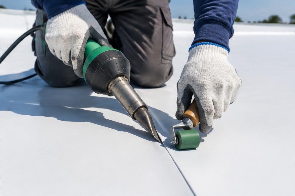 Membrane seam installation