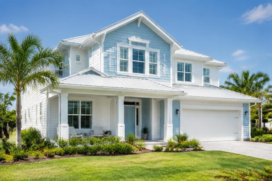 Coastal home exterior