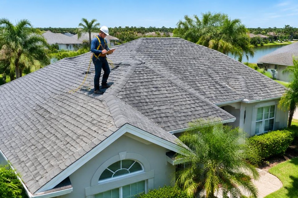 Roof condition inspection