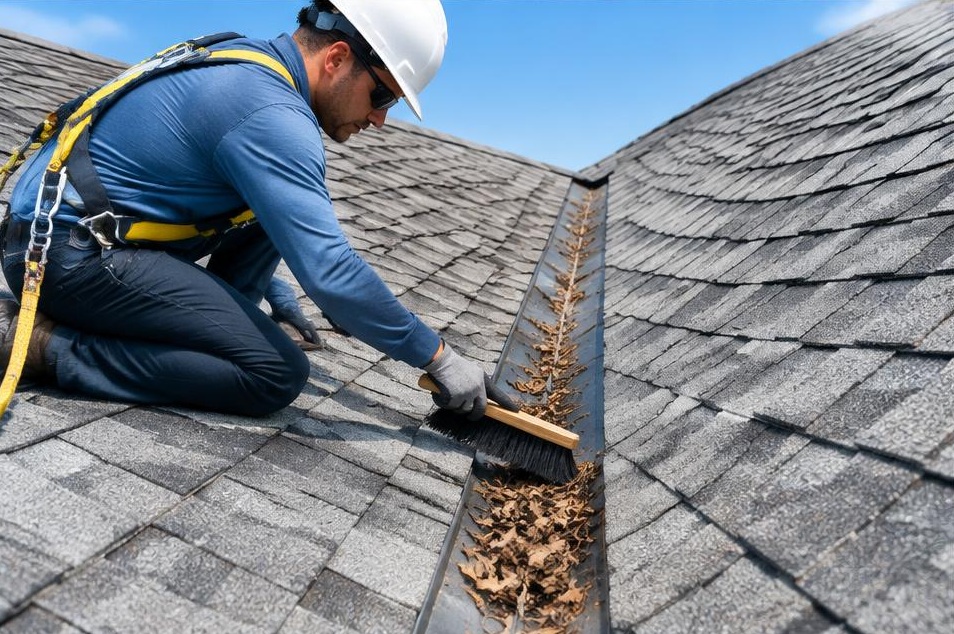 Roof valley maintenance