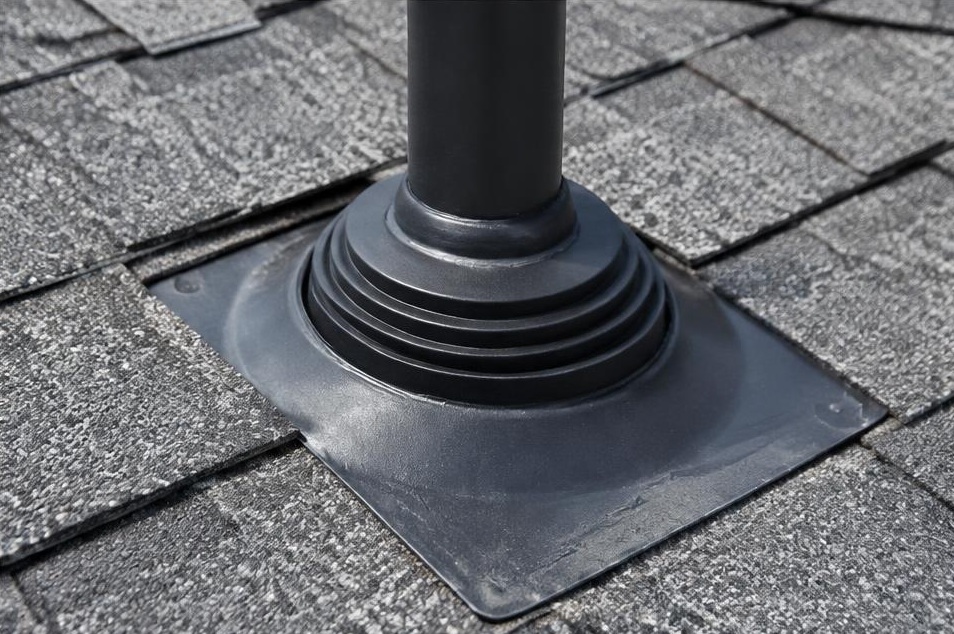 Pipe boot flashing